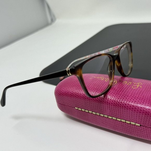 Lilly Pulitzer Delfina TO  tortoise Eyeglasses 51 [] 16 135 - Picture 11 of 16